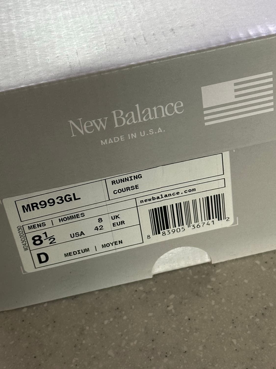 뉴발란스 993 그레이 265 상품이미지2