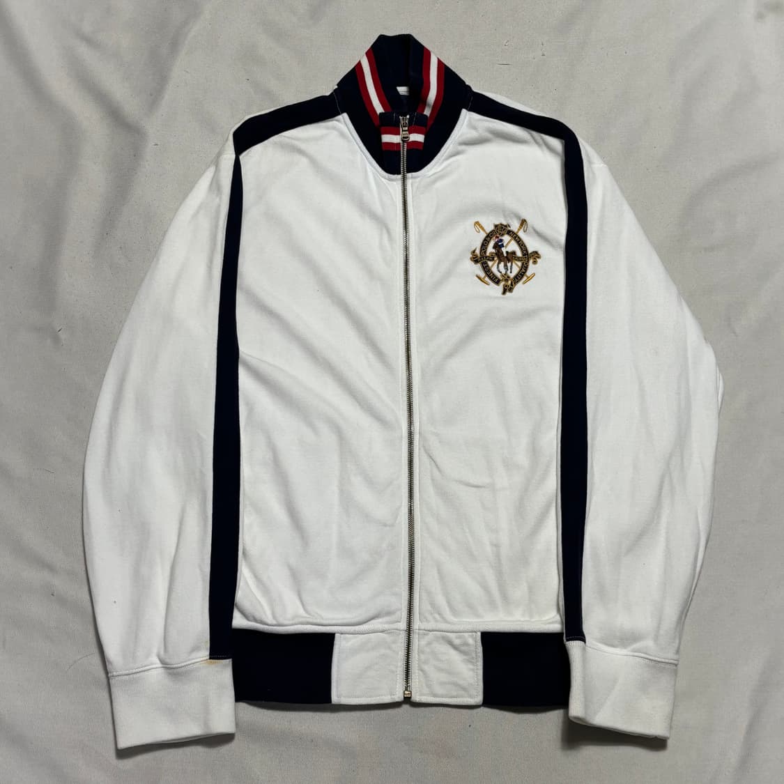 XL 폴로랄프로렌 뉴욕 파이니스트 화이트 트랙 자켓 상품이미지2