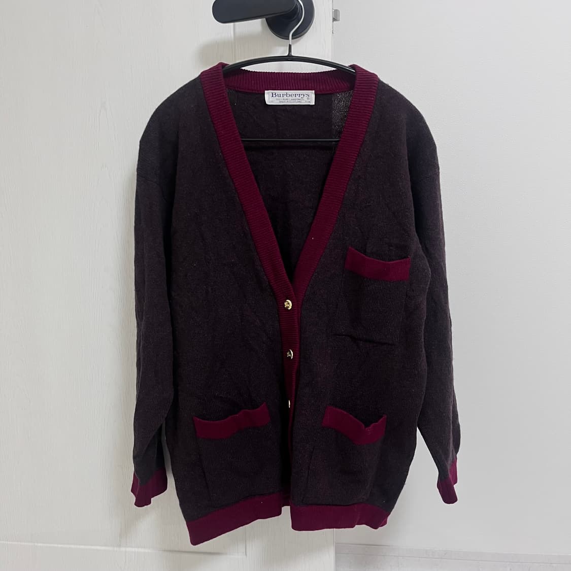 버버리 램스울 가디건 36사이즈 상품이미지1
