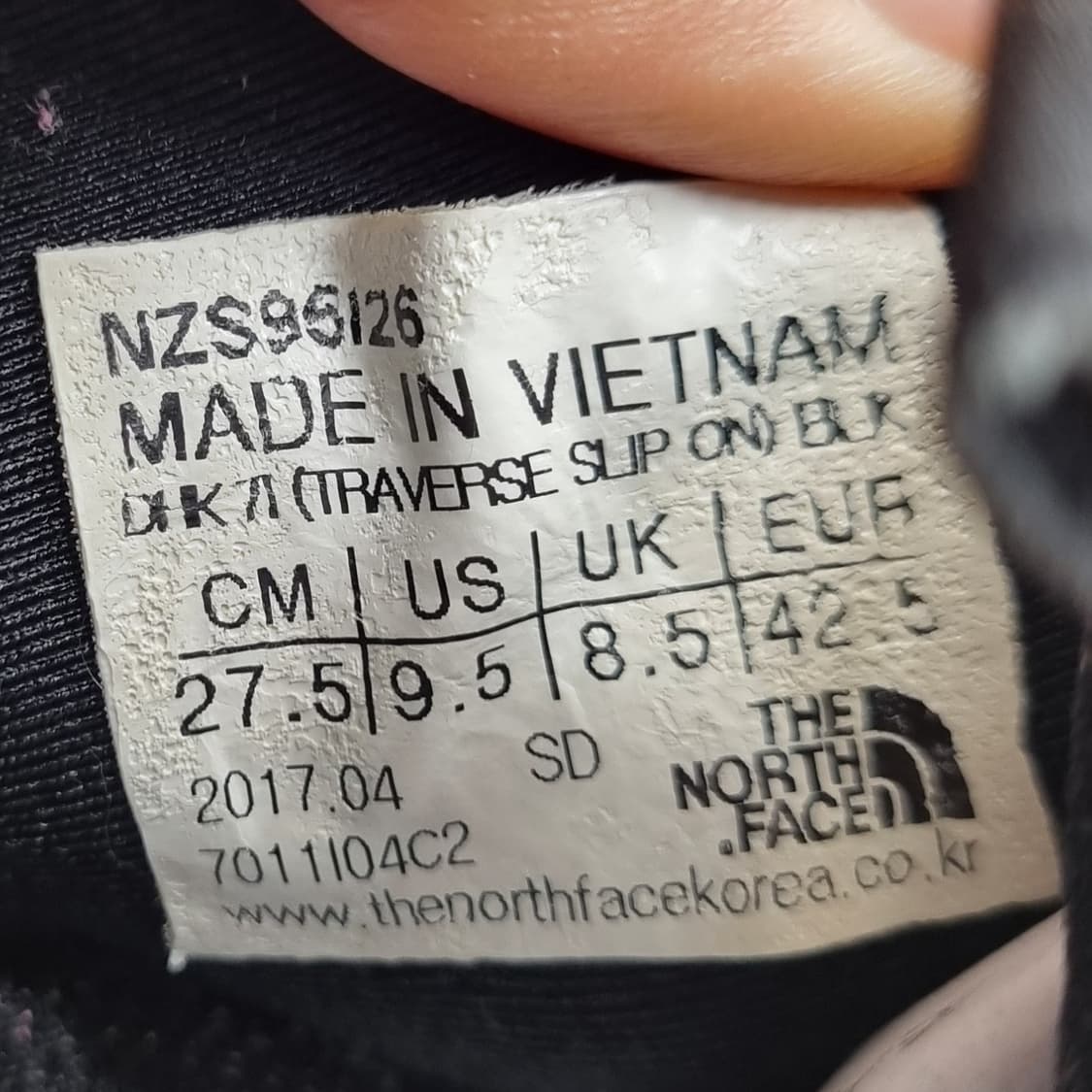 노스페이스 화이트라벨 남성슬립온275 상품이미지6