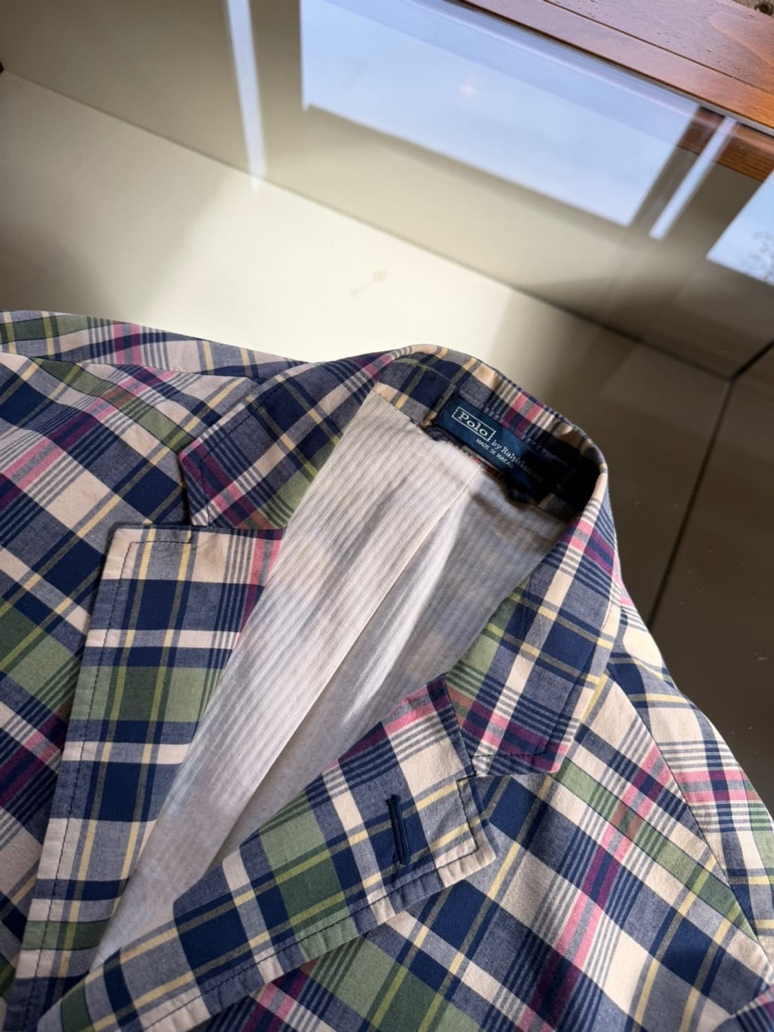 폴로 랄프로렌 마드라스 체크 자켓 105 상품이미지8