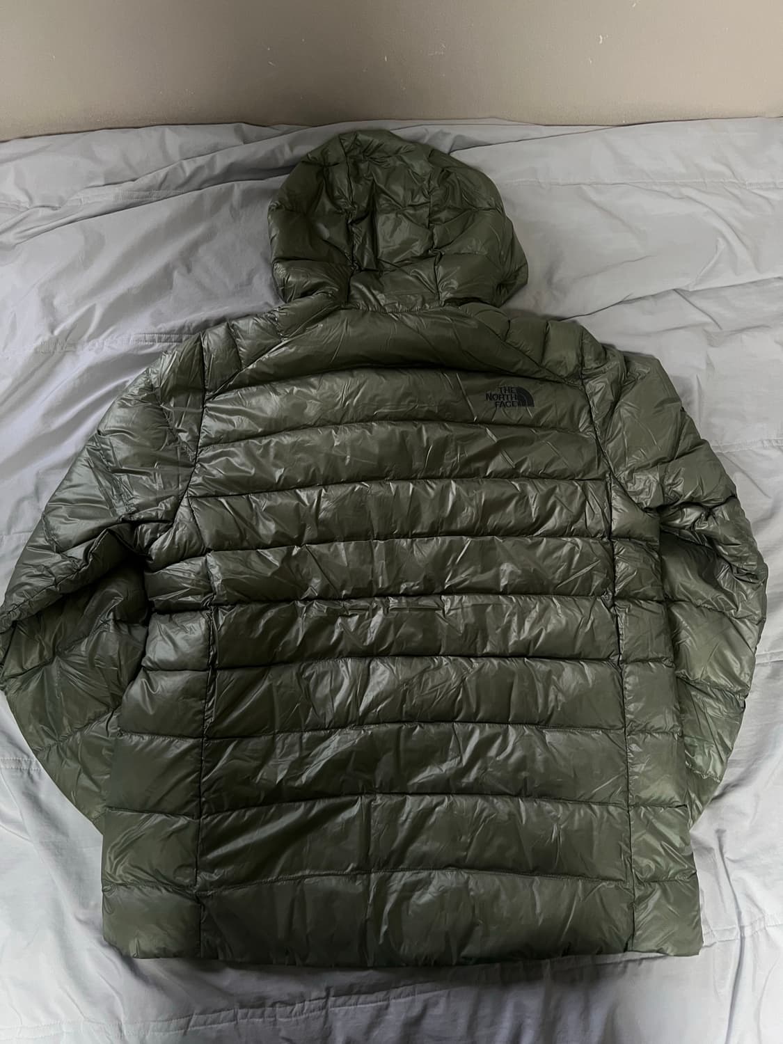 (L) 노스페이스 마티에 경량패딩 라이트 카키 덕다운 새상품 상품이미지2