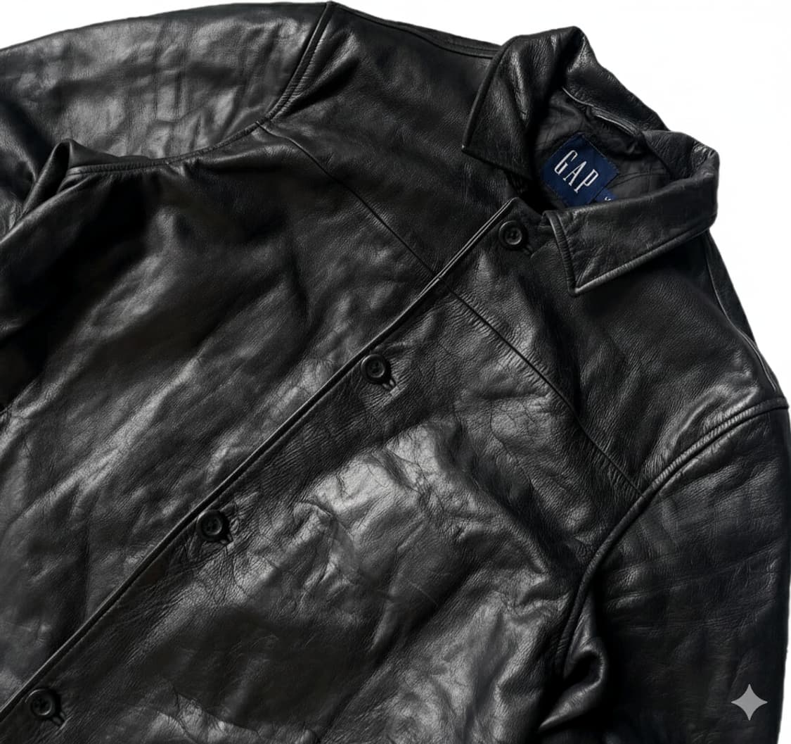 올드 갭 레더 카코트 Old gap leather car coat 상품이미지3