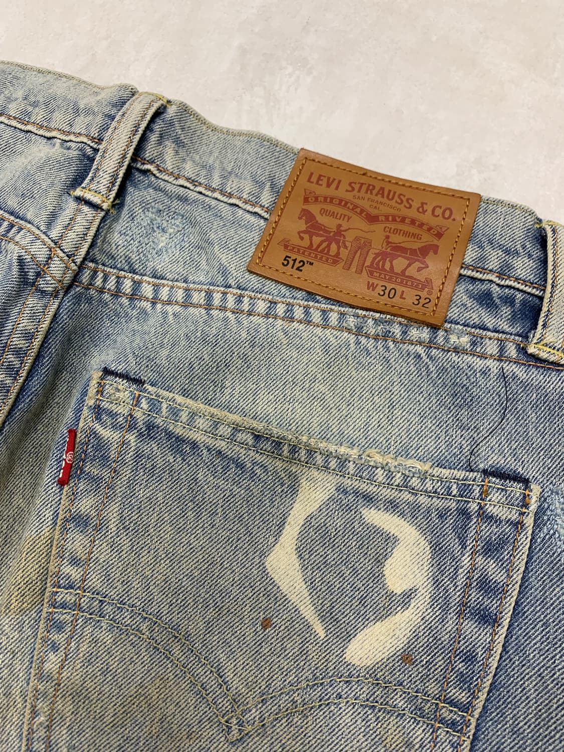 리바이스 512 데님 패치 팬츠 #433 상품이미지8