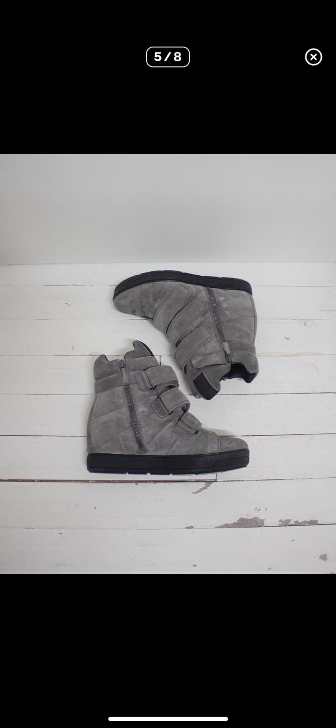 prada suede strap high sneakers 상품이미지5