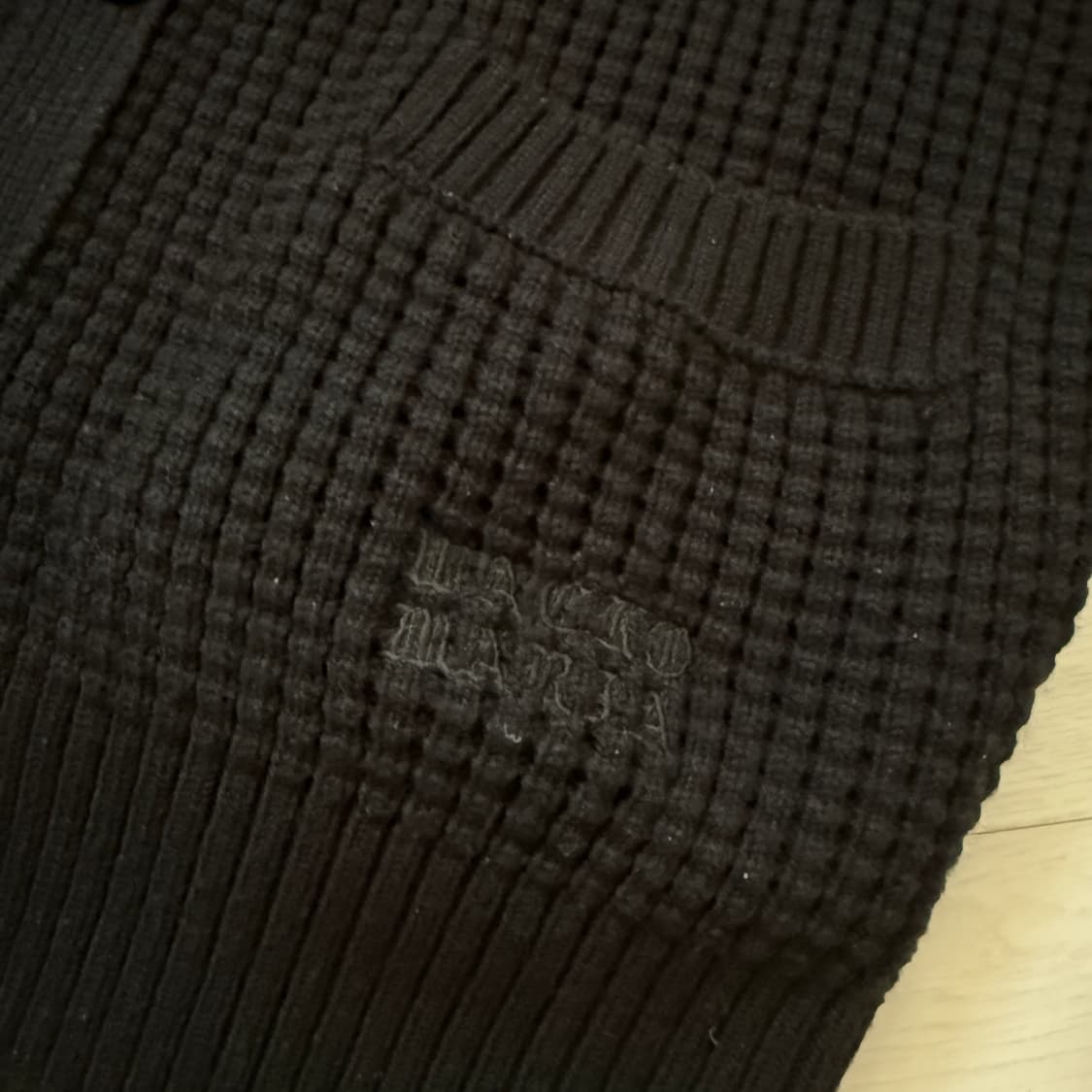 와코마리아 와플 니트 가디건 상품이미지2