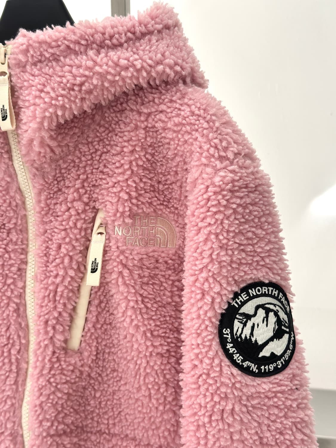 노스페이스 베이비핑크 플리스 후드집업  상품이미지5