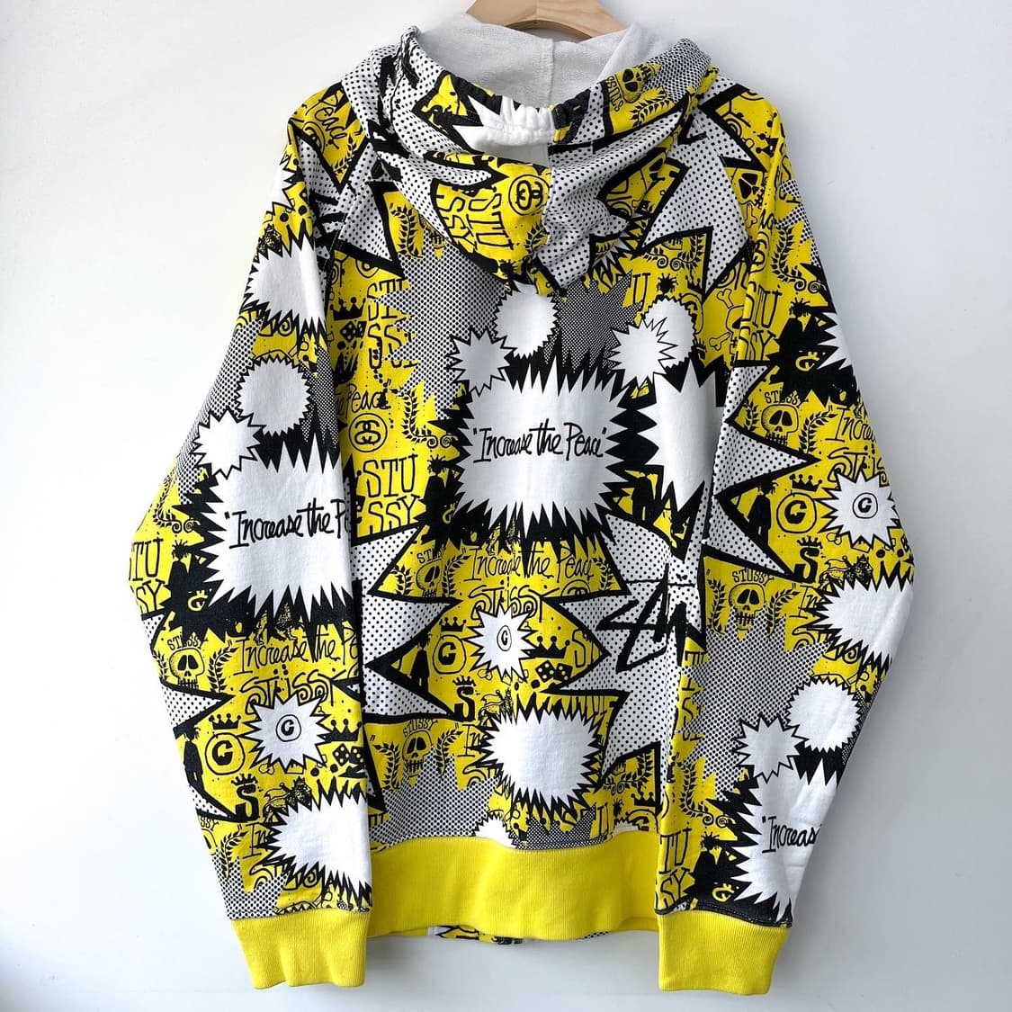 스투시 2008 카툰 모노그램 후드 집업 상품이미지6