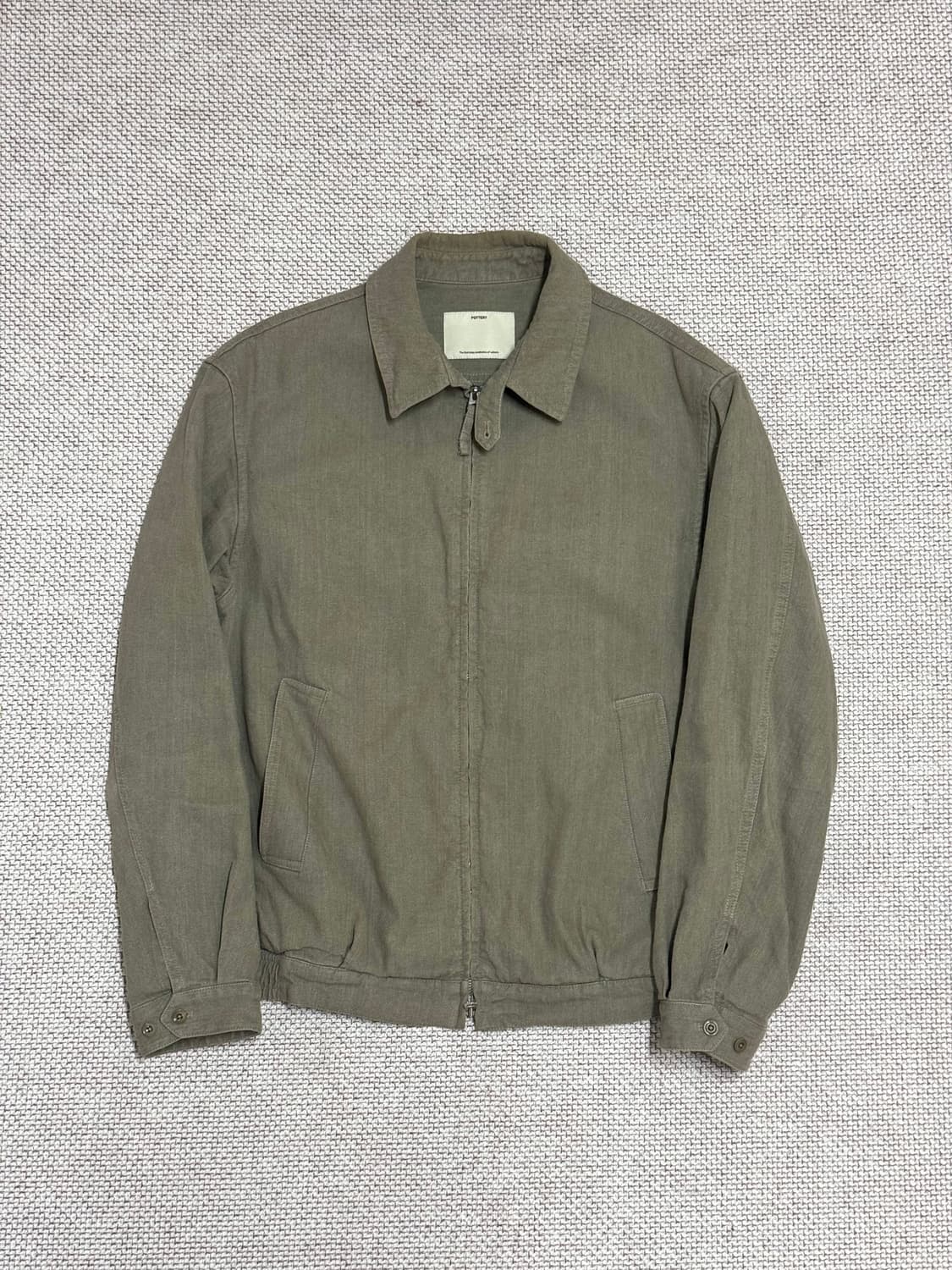 포터리 스윙탑 블루종 카키 2사이즈 상품이미지1