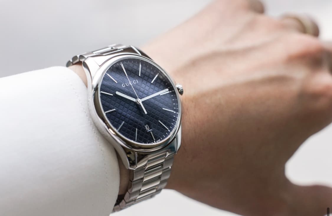 정품 구찌시계 메탈 남성 상품이미지6