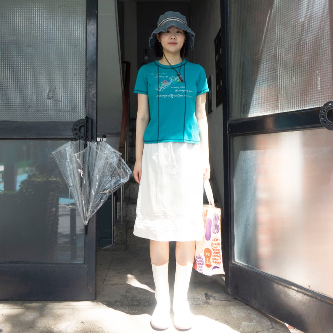 빈티지 그레이 와이어 벙거지 상품이미지6