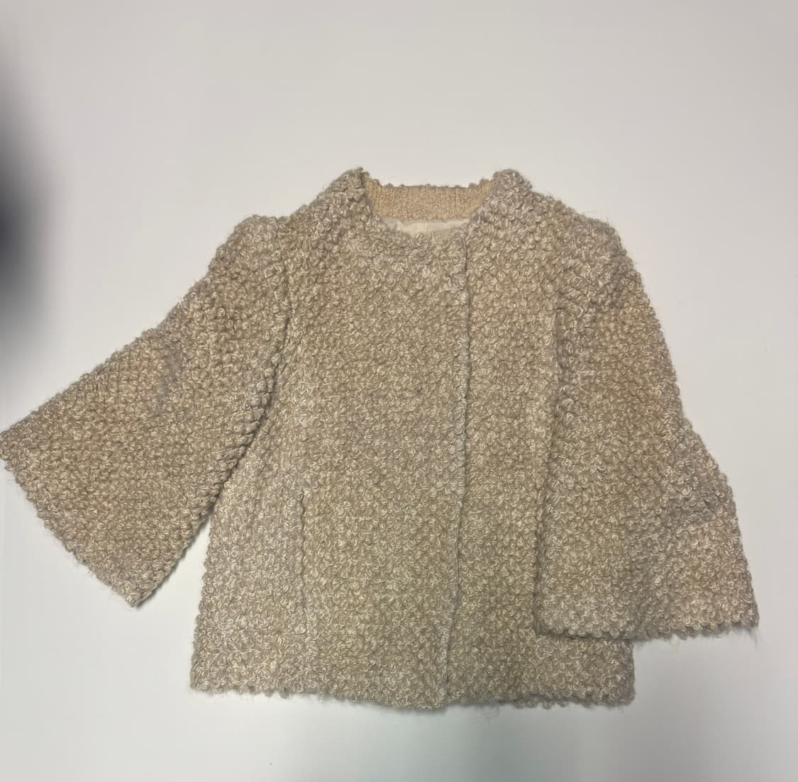 여성 한섬 마인 Mine 부클 자켓 하객룩 상품이미지1