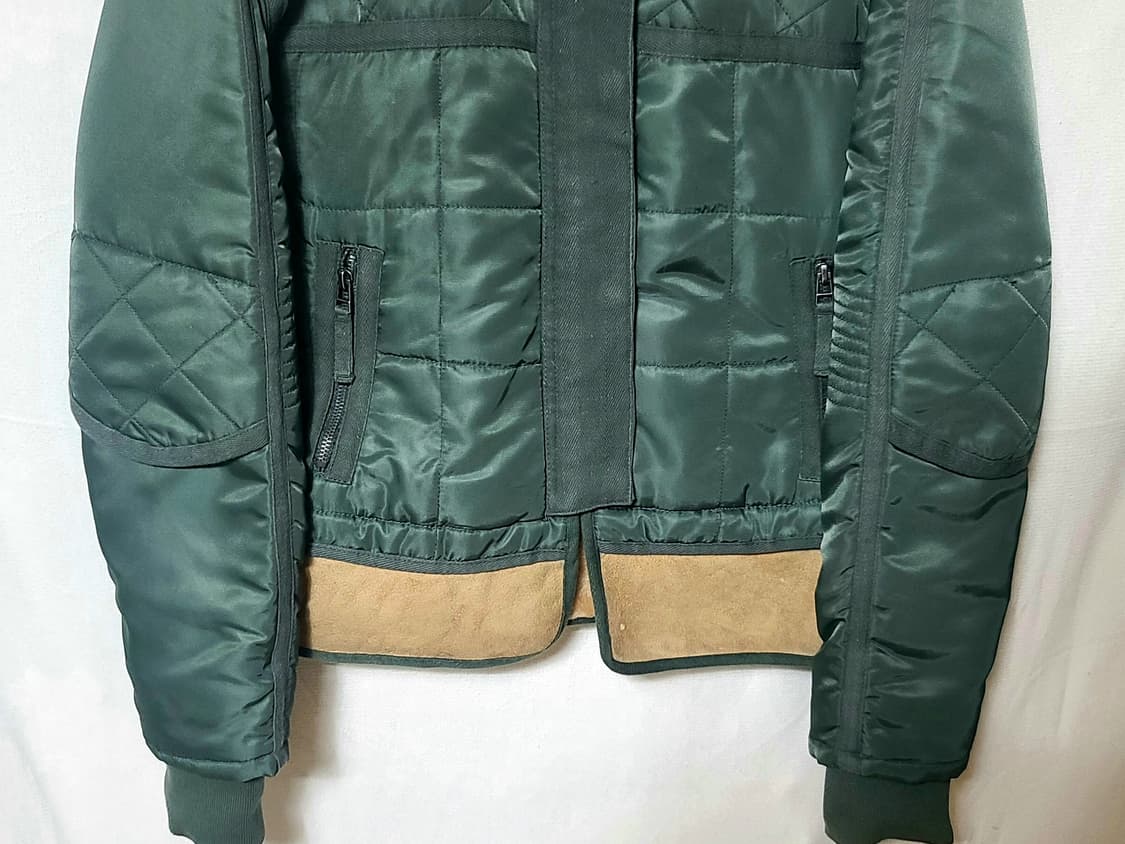 Chevignon 쉐비뇽 레더 파츠 양털 봄버 상품이미지6