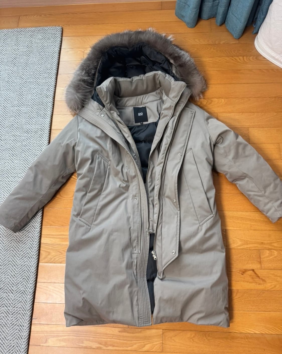 지오송지오 구스다운 롱패딩 100 (XL) 팔아요 상품이미지1