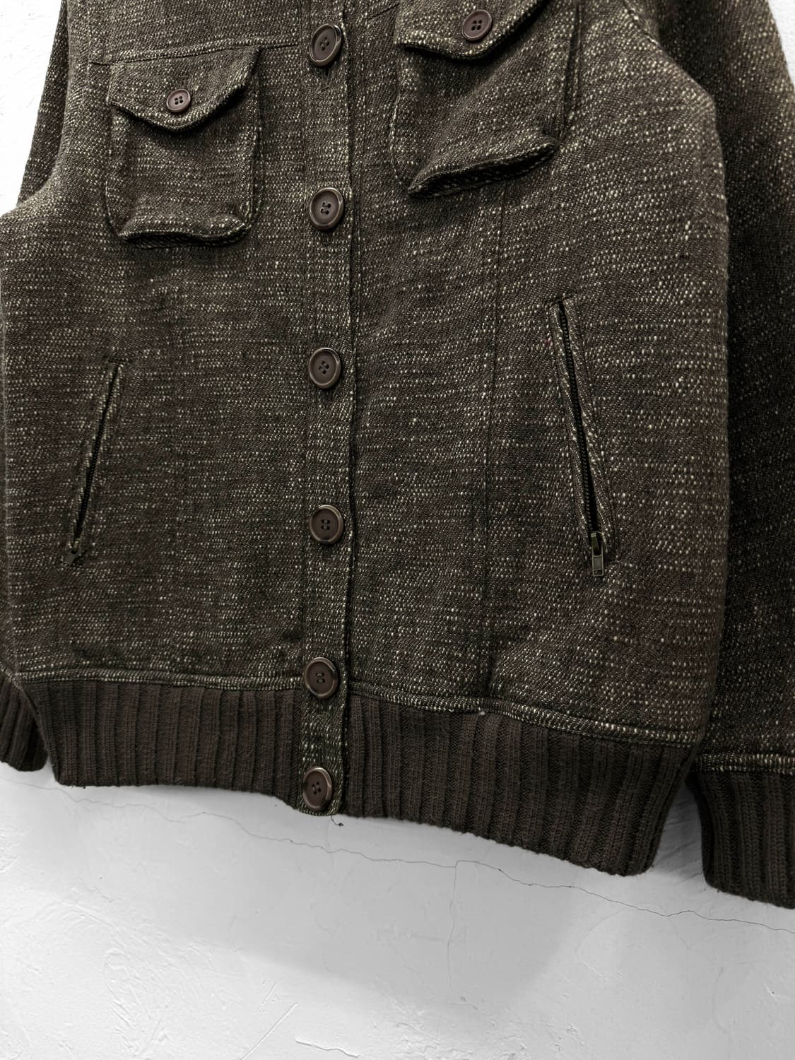 ikka 버튼 울 자켓 상품이미지3