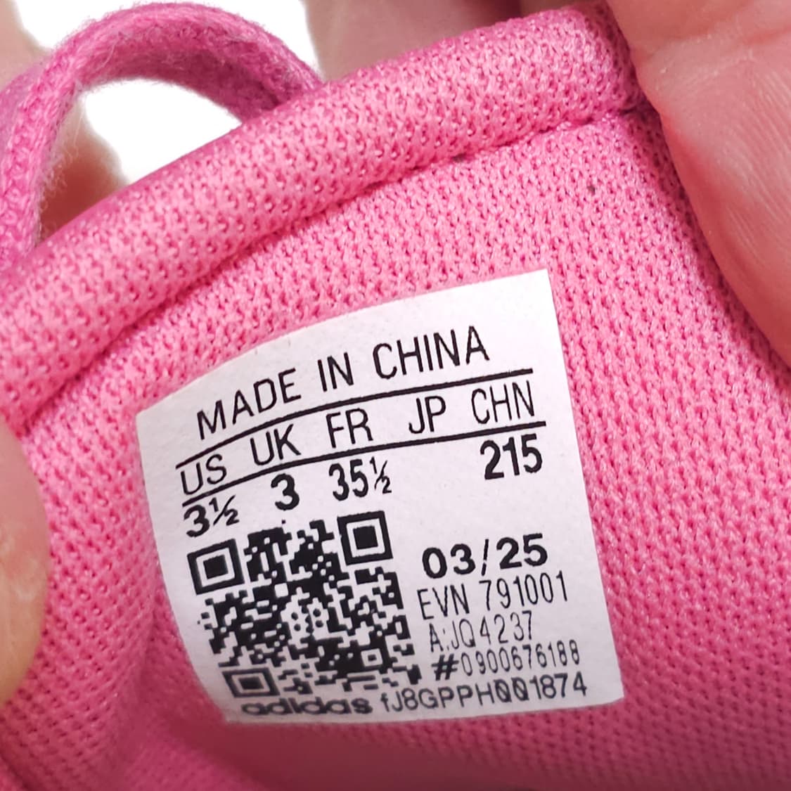 아디다스 바레다 핑크 퓨전 오프 화이트 상품이미지6