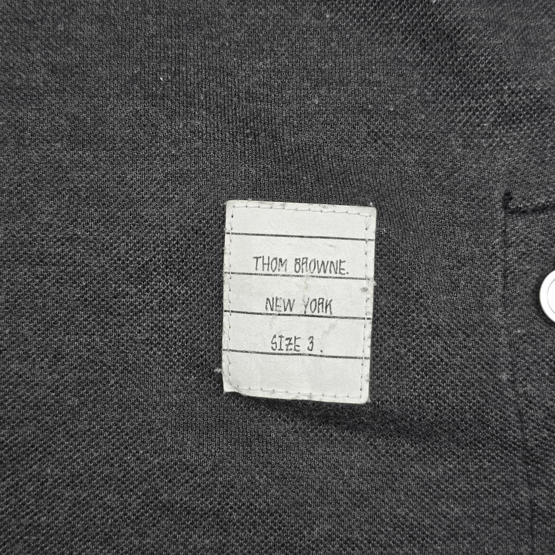 톰브라운 포켓삼선 반팔 카라티셔츠 상품이미지6