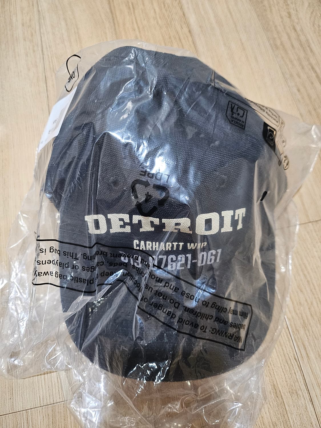 칼하트 WIP 디트로이트 아칸 볼캡 블랙 상품이미지2