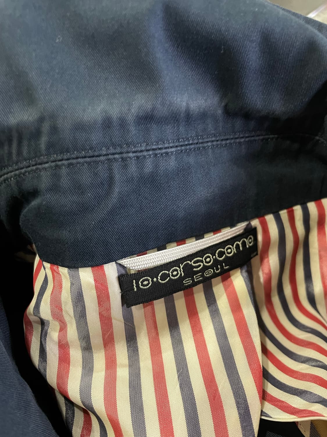 톰브라운 네이비 트렌치 코트 Size 2 정품 상품이미지7