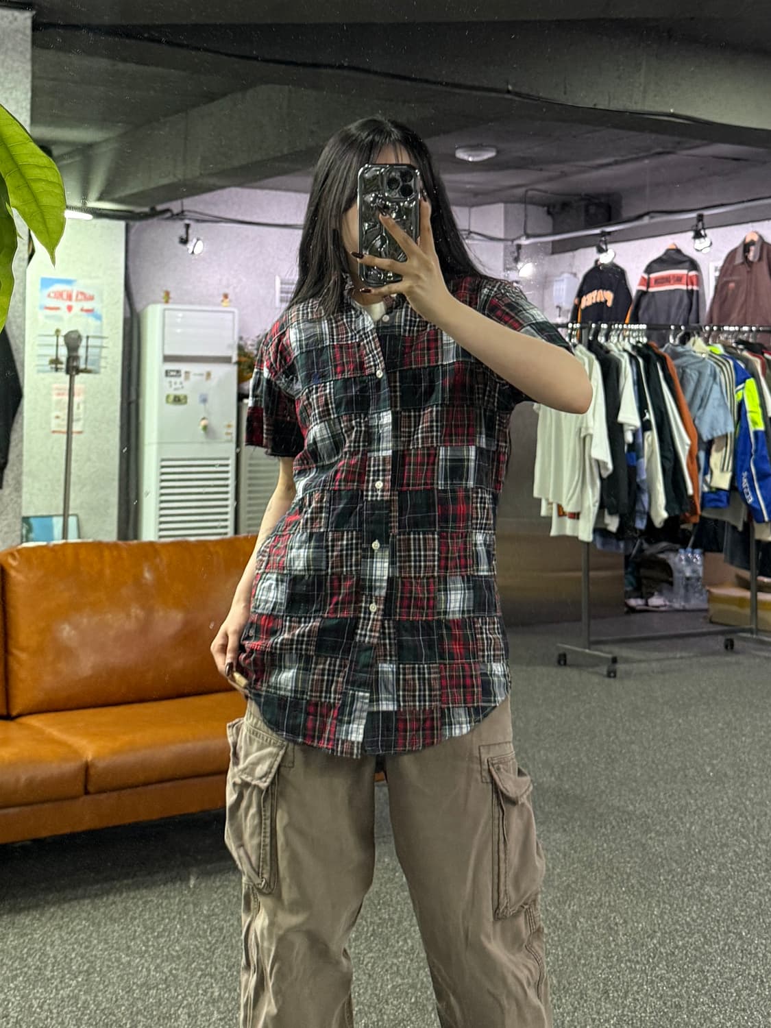 폴로랄프로렌 패치워크 반팔 셔츠 B4698 상품이미지1