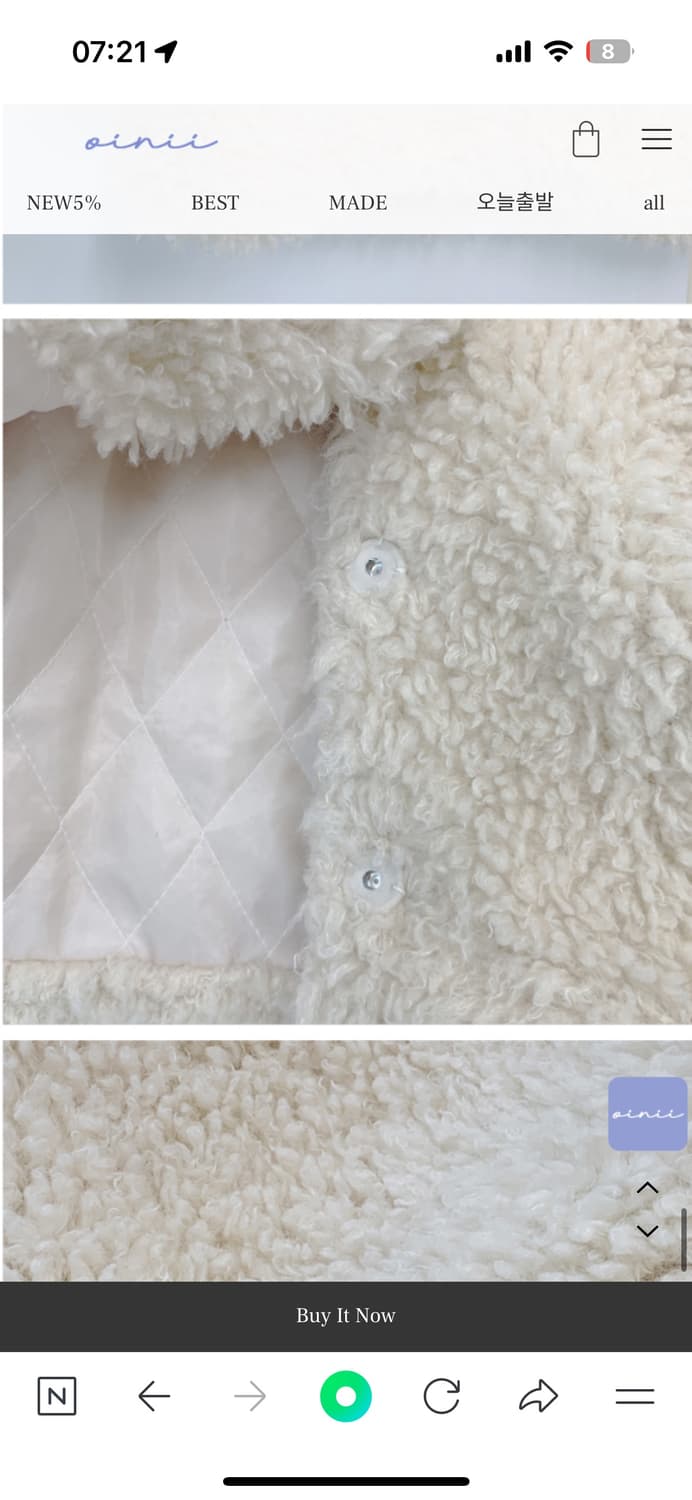 오이니 퍼자켓 상품이미지8