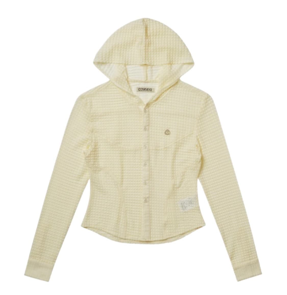 코이세이오 라운드 후드 가디건 셔츠 상품이미지1