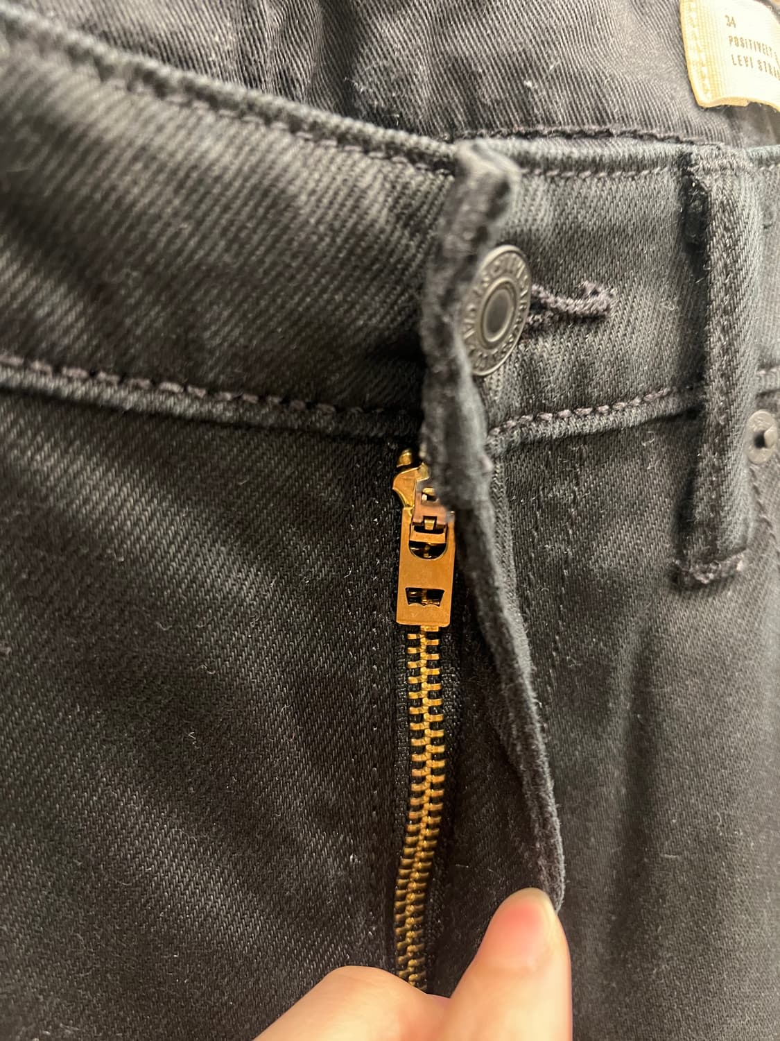 Levis 리바이스 블랙 데님 팬츠 (34inch) 상품이미지3