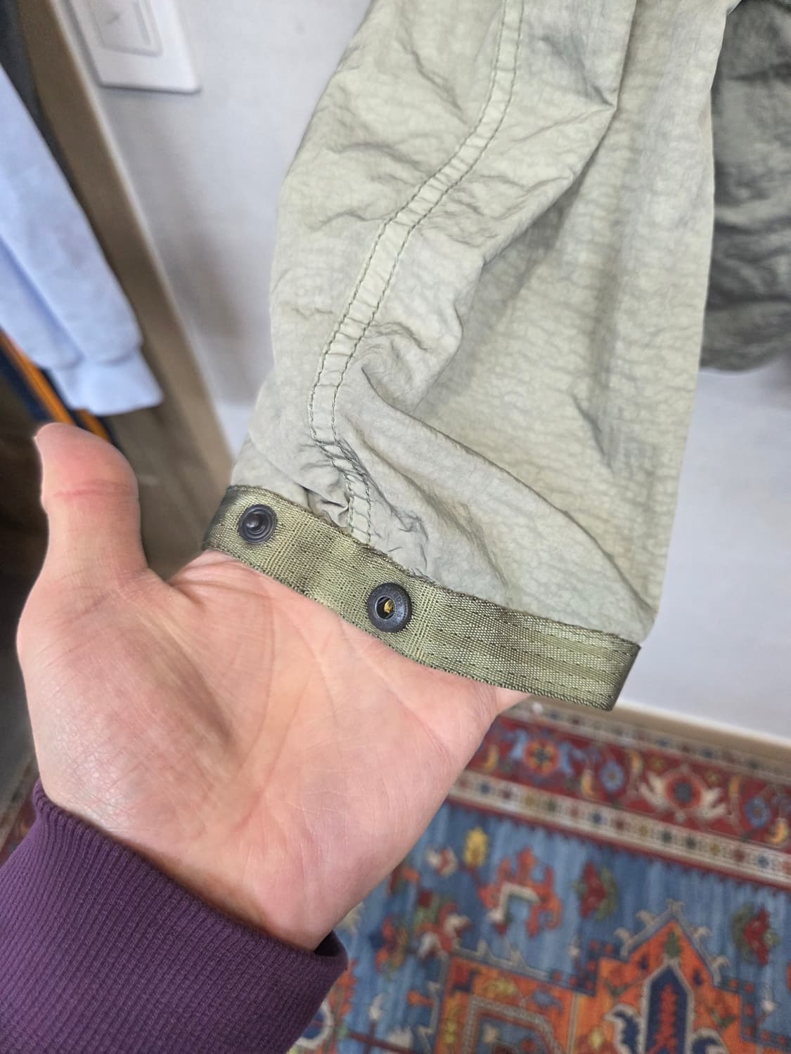 나이키 테크팩 하이 덴시티 m65 우븐자켓 제이드 스톤 L 상품이미지6