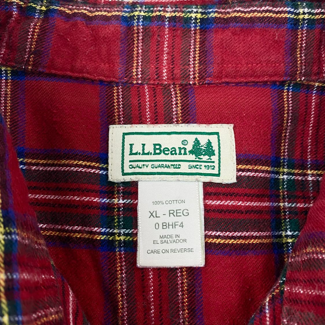 LL.Bean 엘엘빈 포켓 체크 플란넬 셔츠 (108) 상품이미지7