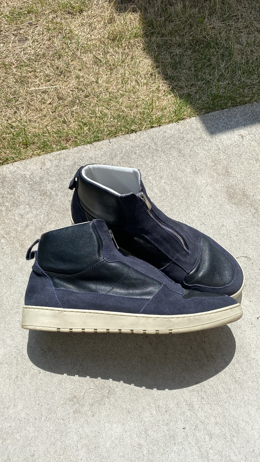 Retro Futurism Leather Sneakers 상품이미지2