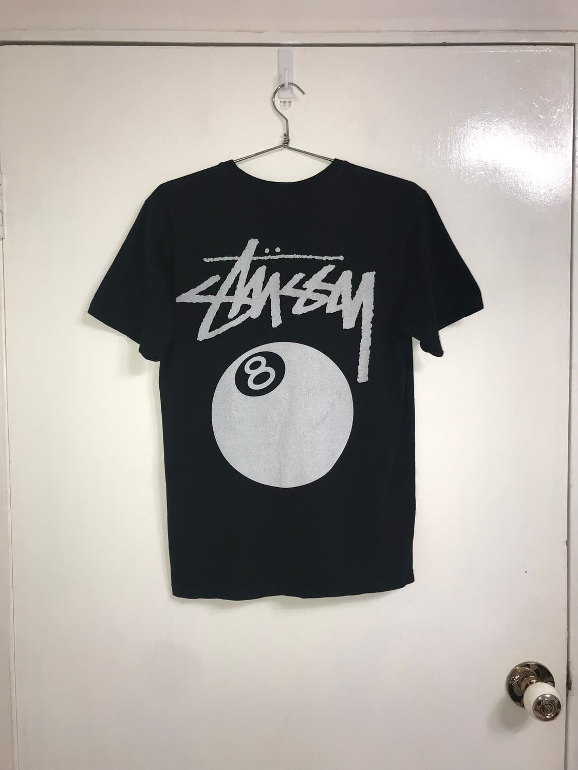 STUSSY 8-Ball Printing T-shirts Black 상품이미지5