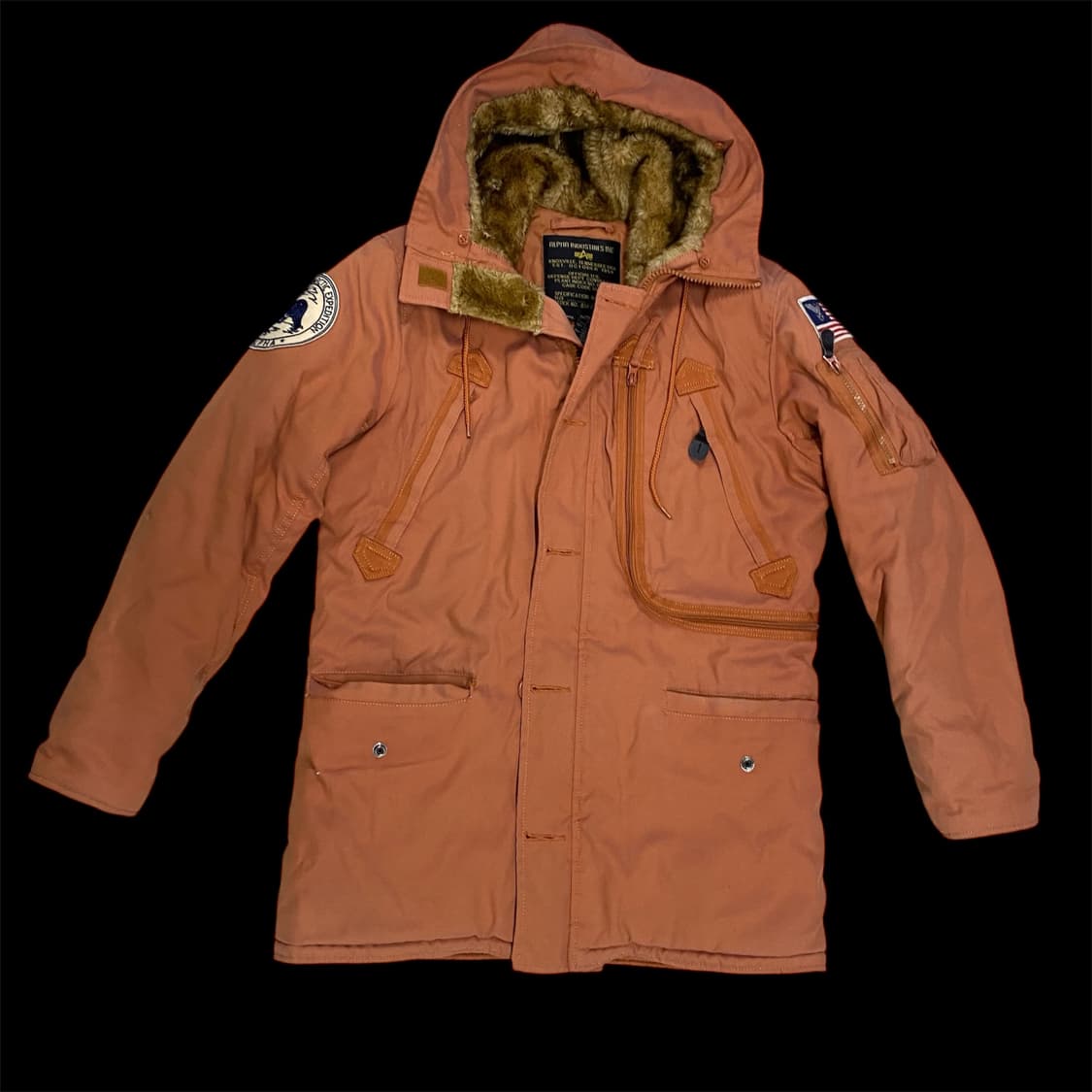 알파인더스트리 N-3B 파카 자켓 롱패딩 S V13 상품이미지2