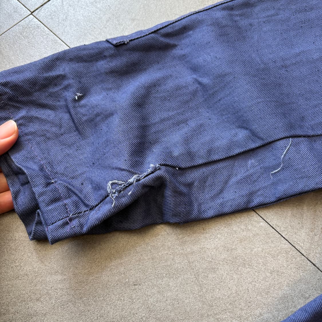 90년대 빈티지 프랑스 생산 프렌치 워크 트윌코튼 자켓 상품이미지6