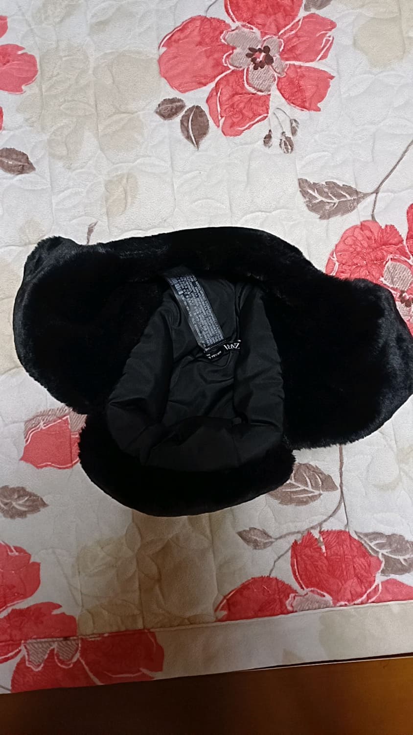 자라 블랙퍼 방한모 57 상품이미지5