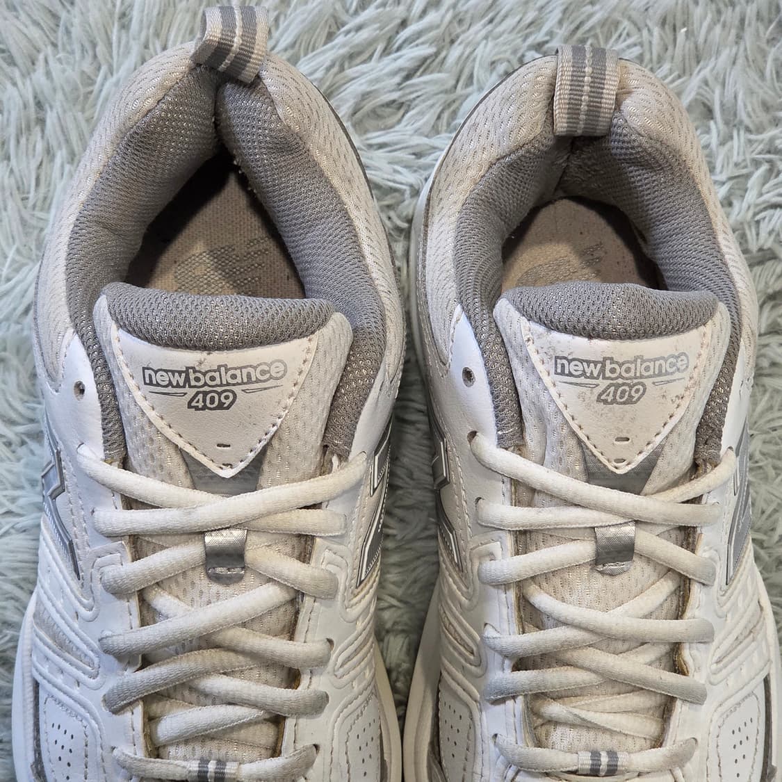 4a-27:뉴발란스 409 v2 화이트 트레이닝화(220) 상품이미지6