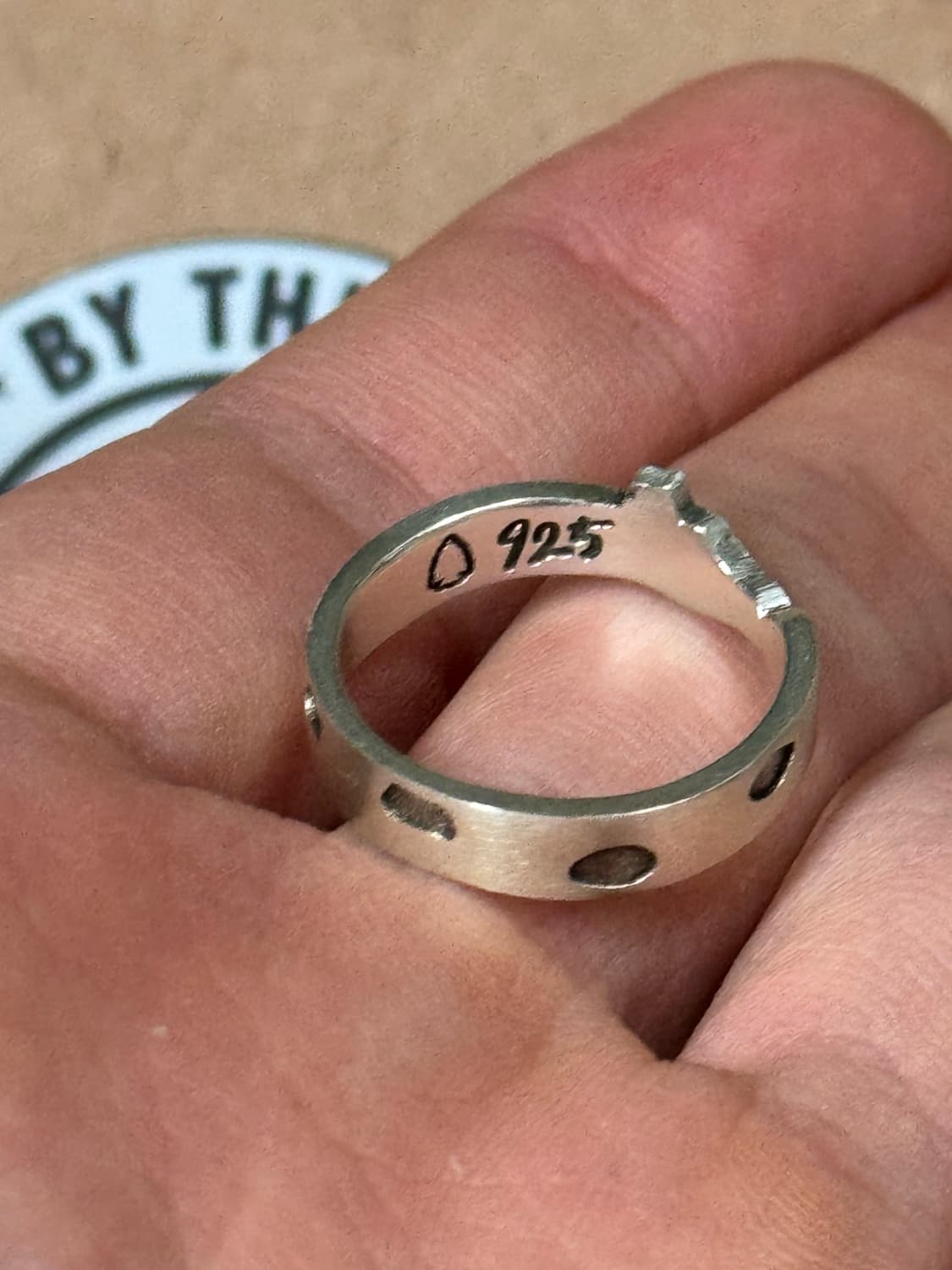 바이더커버 기린 반지 15호 새상품 상품이미지2