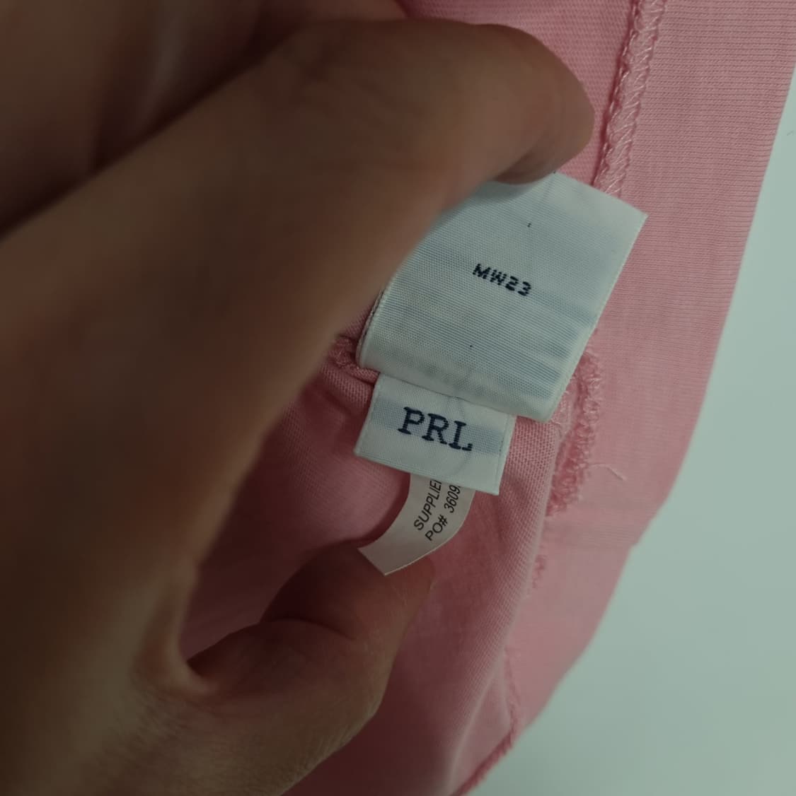 폴로 랄프로렌 핑크 반팔 남녀공용 상품이미지4