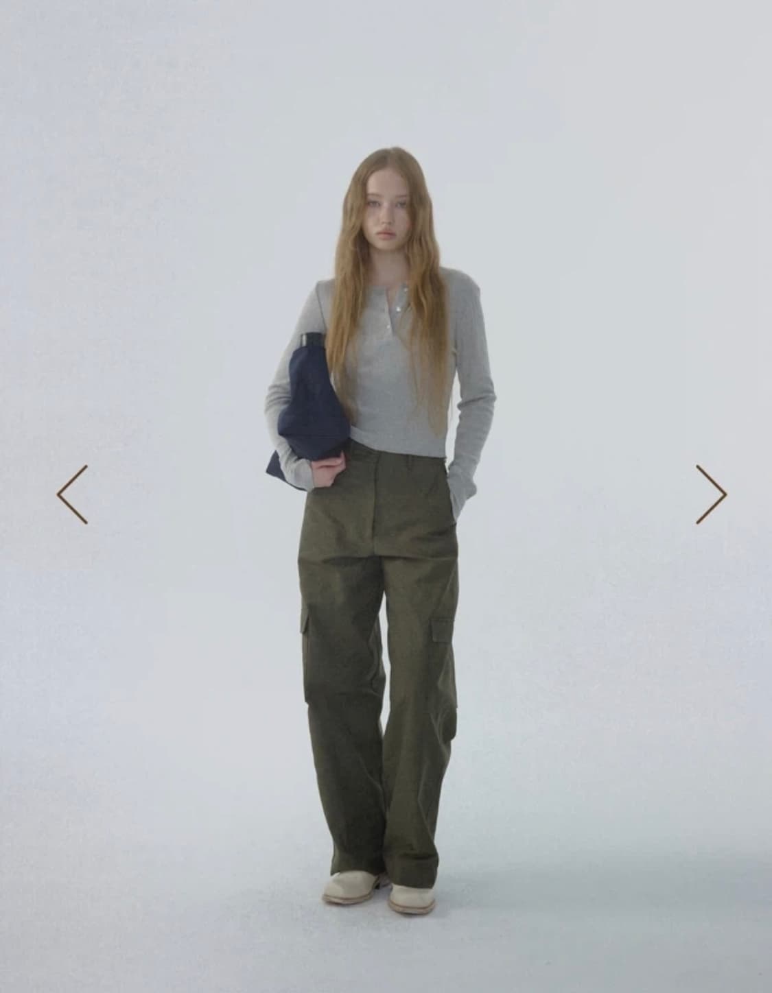 리본빛 카고팬츠  상품이미지1