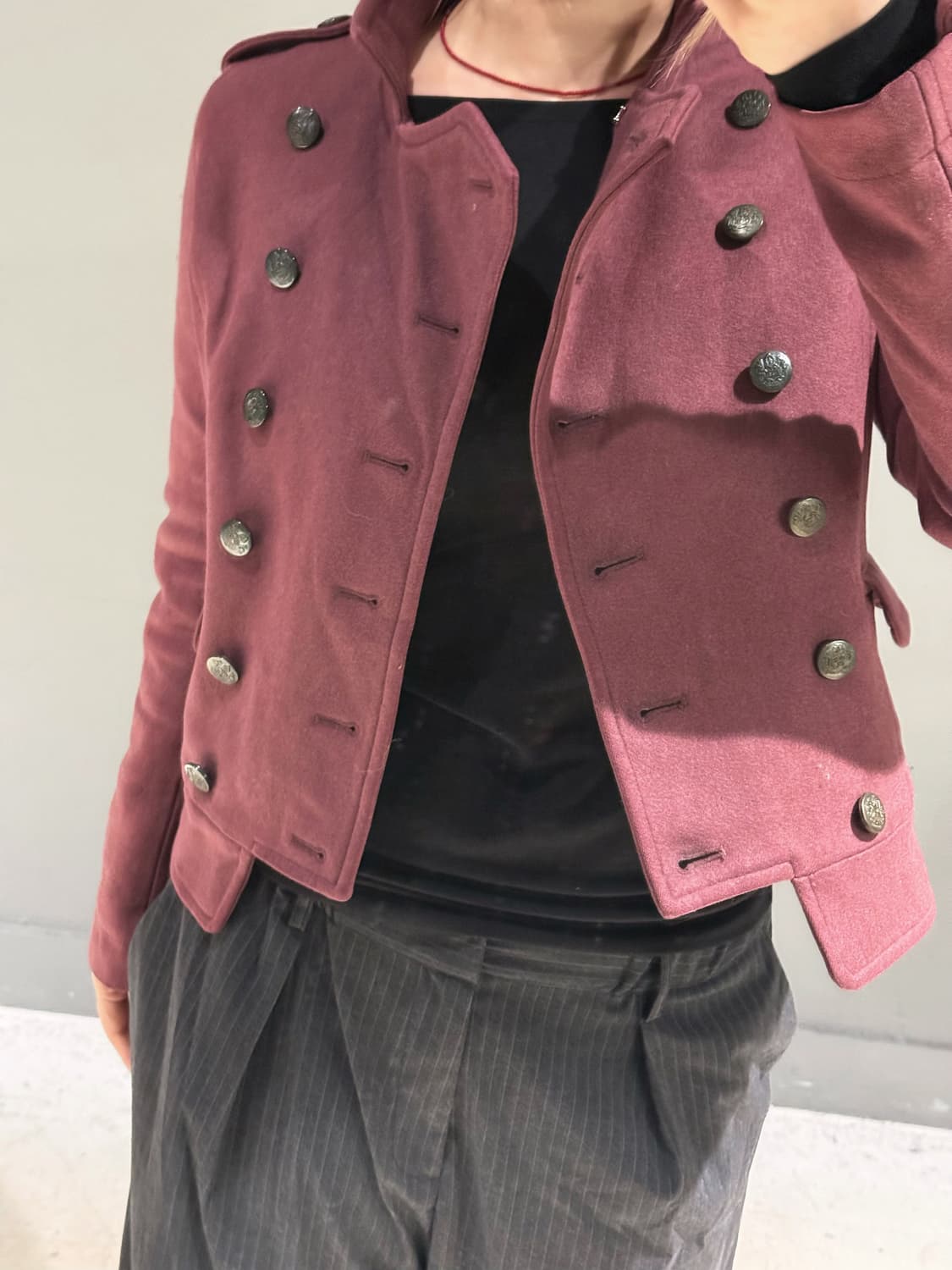 Napoleon double button short coat  상품이미지5