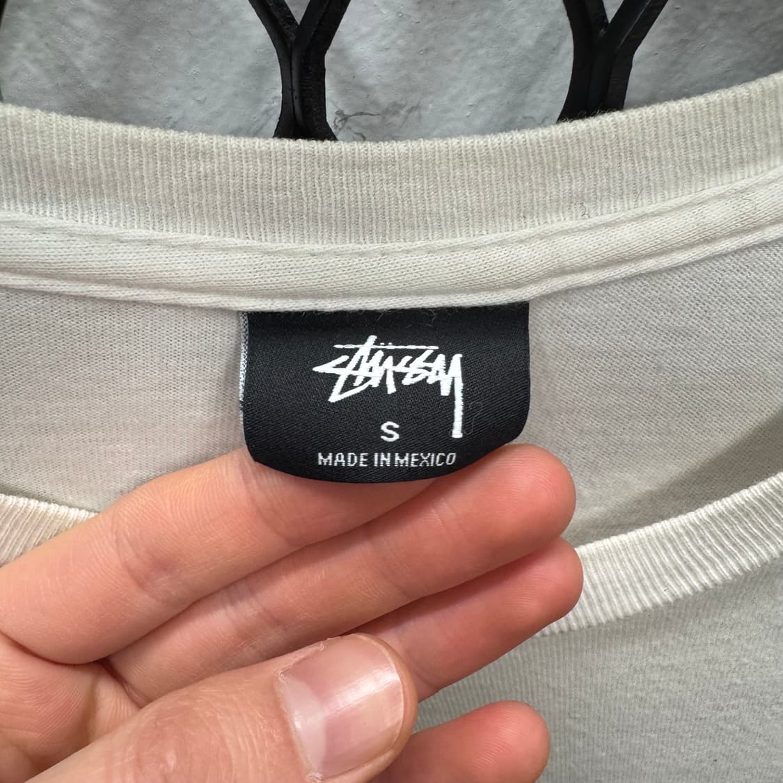 스투시 베이직 반팔 티셔츠 후면 빅로고 포인트 화이트 상품이미지7