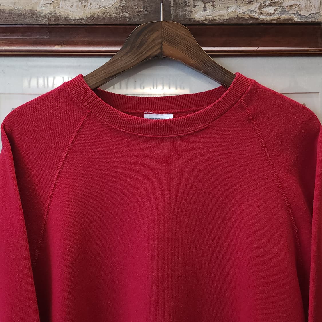 90s Lee 빈티지 스웻셔츠 플레인 스웻셔츠 파스텔 블루 페이딩 xl 상품이미지3