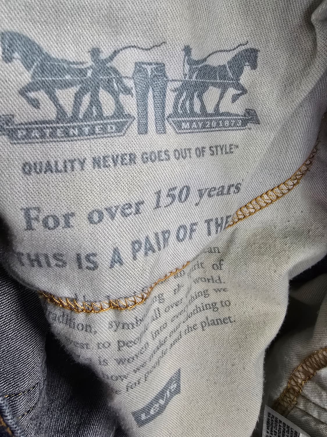 리바이스 502청바지 블루진 (1711) 상품이미지6