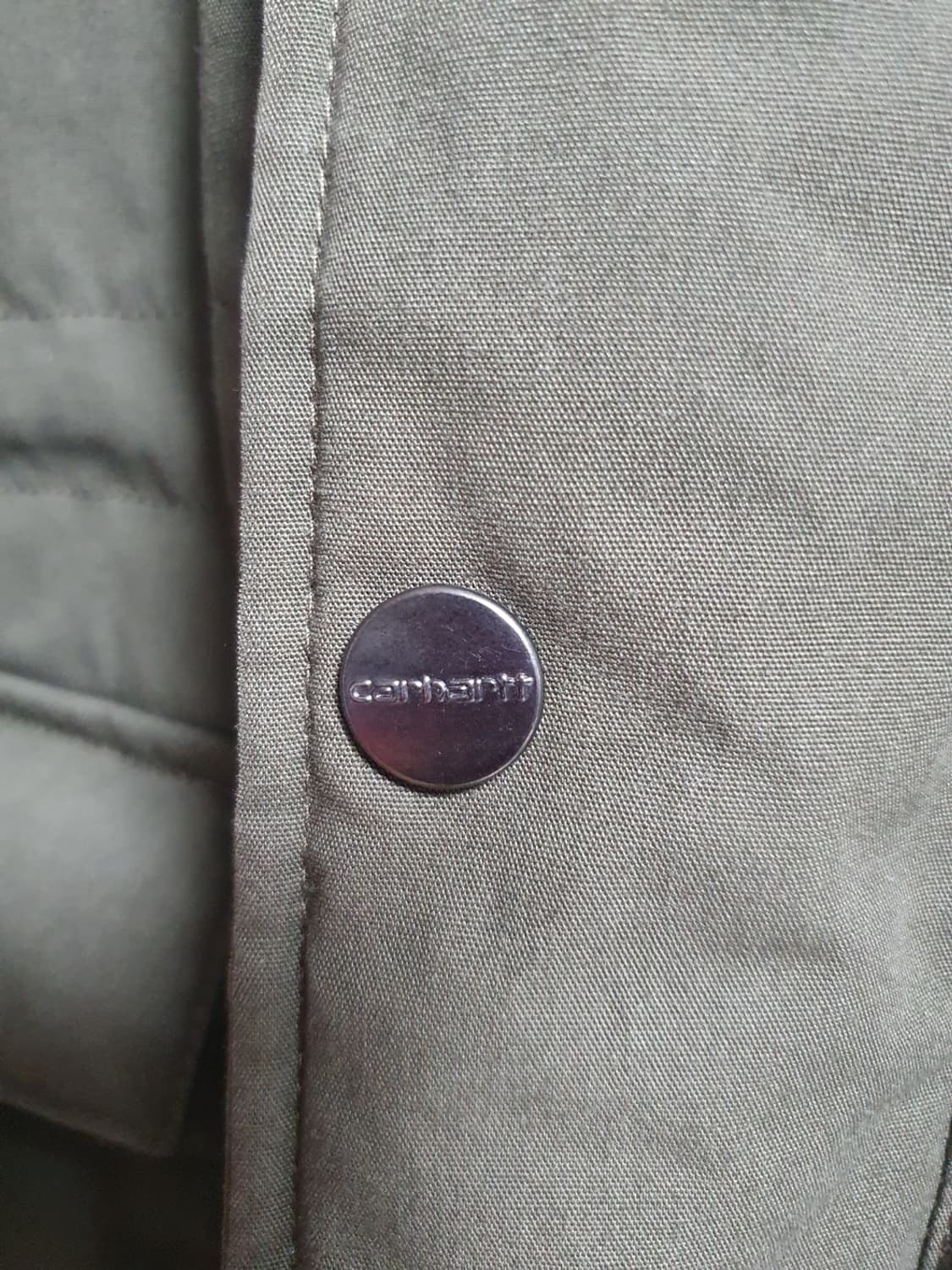 택포가 칼하트 패딩 트래퍼파카 카키 사이프레스 블랙 L 상품이미지6