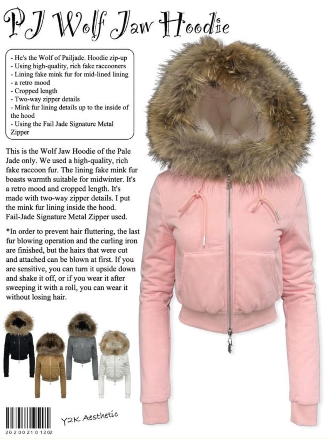 페일제이드 울프죠 22 핑크 상품이미지1