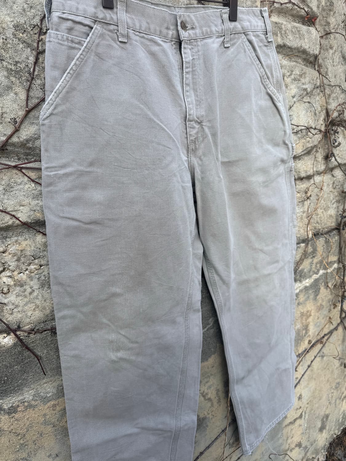 00s 칼하트 빈티지 b11 des 페이딩 카펜터 싱글니 워크 팬츠 상품이미지5