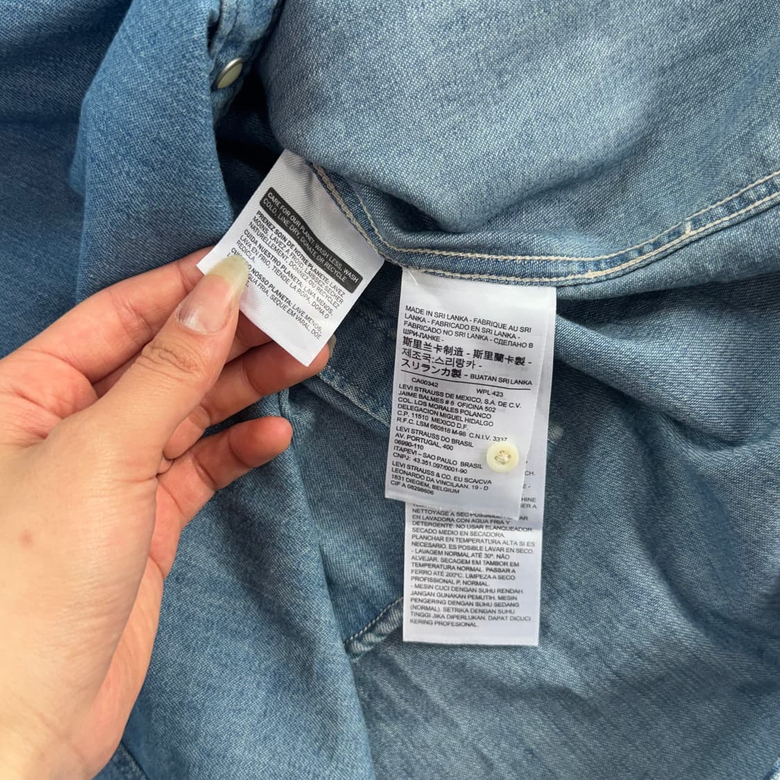 Levis 리바이스 투포켓 데님 셔츠   상품이미지6
