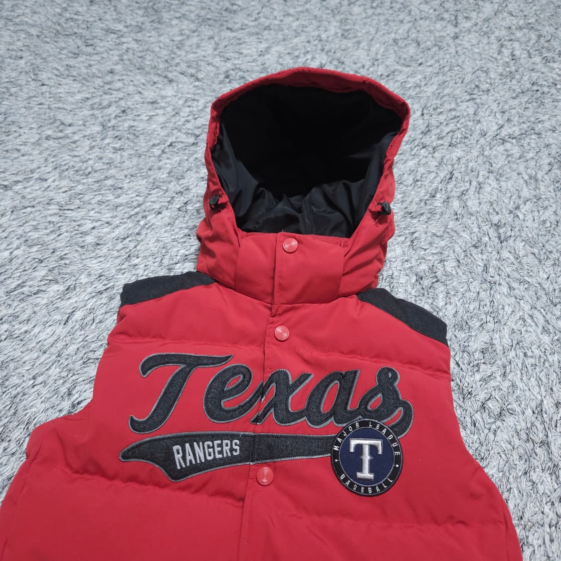 MLB)100 남자 텍사스 오리털 패딩조끼 덕다운조끼 / 왕눈이샵 상품이미지2