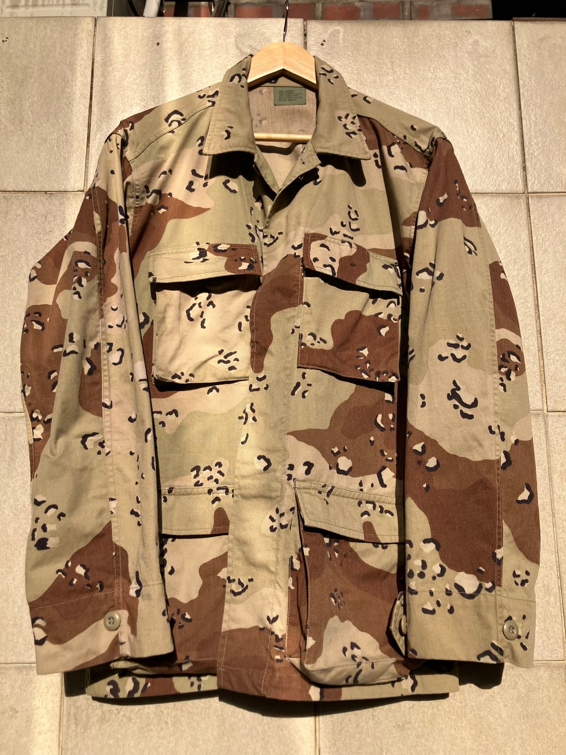 초코칩 데저트카모 bdu 자켓 S/R 100-105 상품이미지1