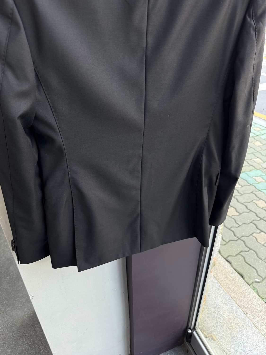 100/ 솔리드옴므 울 원버튼 블레이저 자켓 상품이미지9