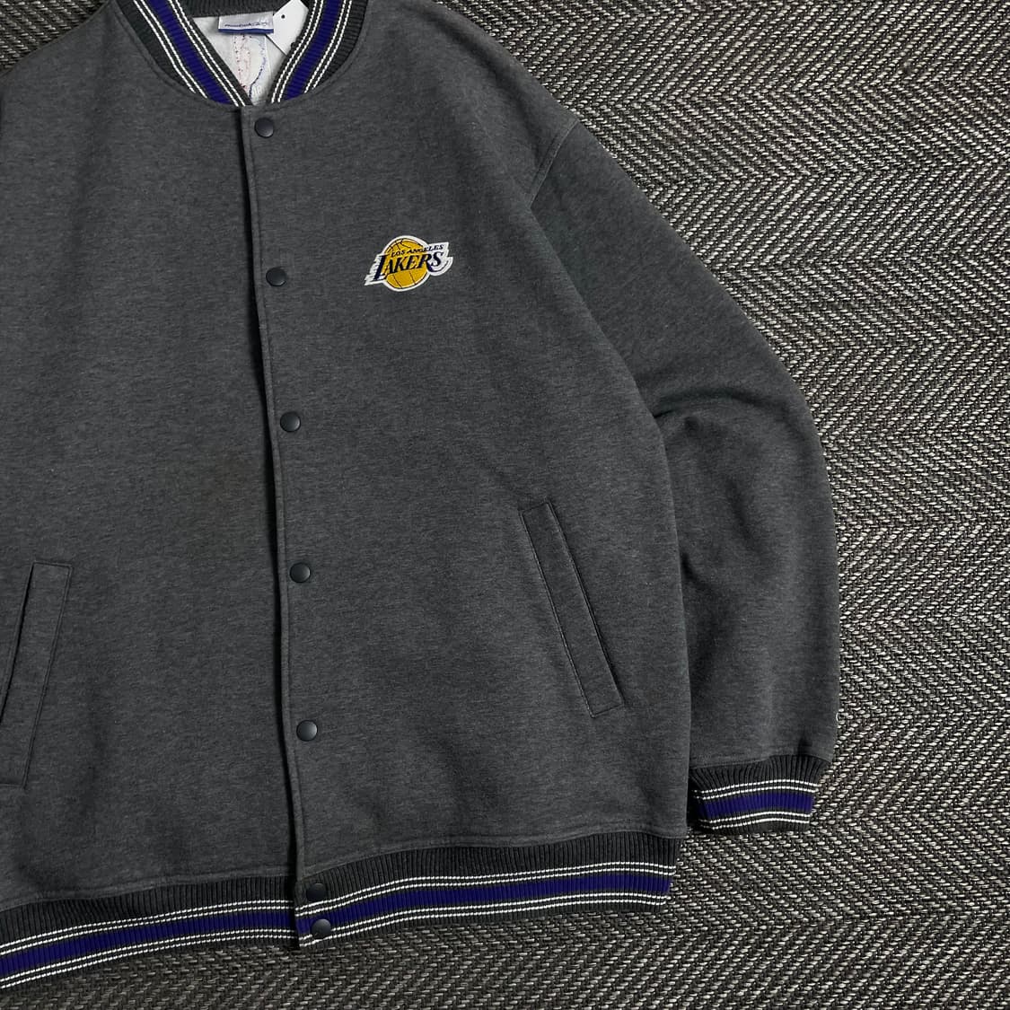 00s 리복 X NBA LA레이커스 박시핏 바시티 자켓o 3195 상품이미지2